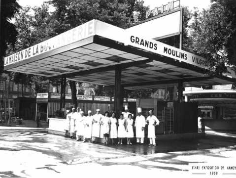 Stand de la " La Maison de la boulangerie " à la Foire exposition de Nancy (1959)
